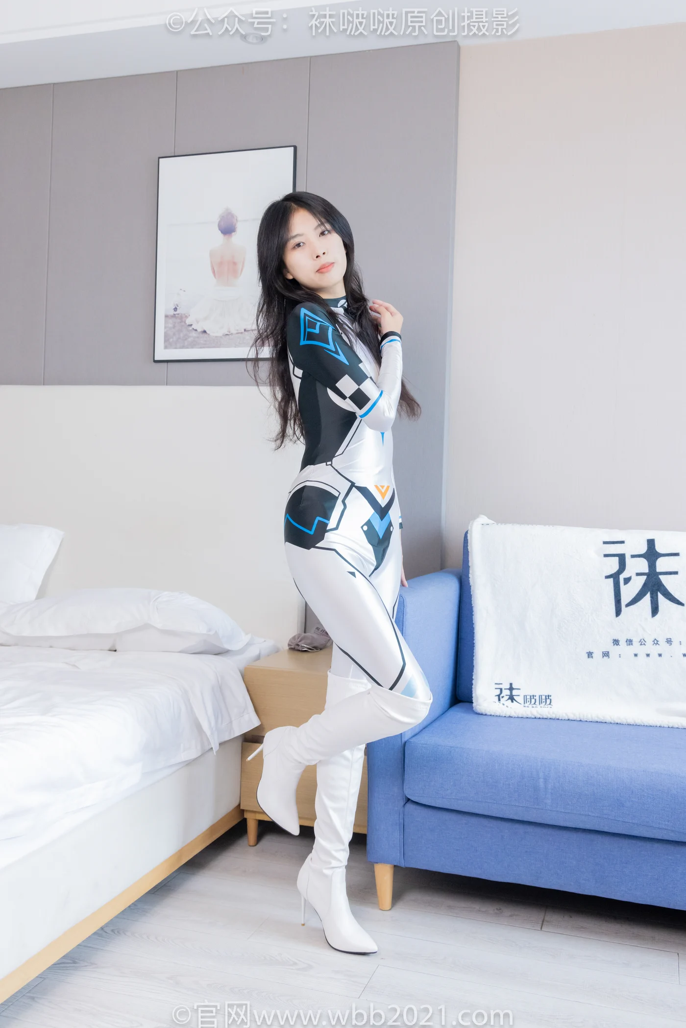 [BoBoSocks袜啵啵] NO.434 奶油-cos服、两双靴子、薄肉丝、薄黑丝（脚尖加固款）（花絮版）