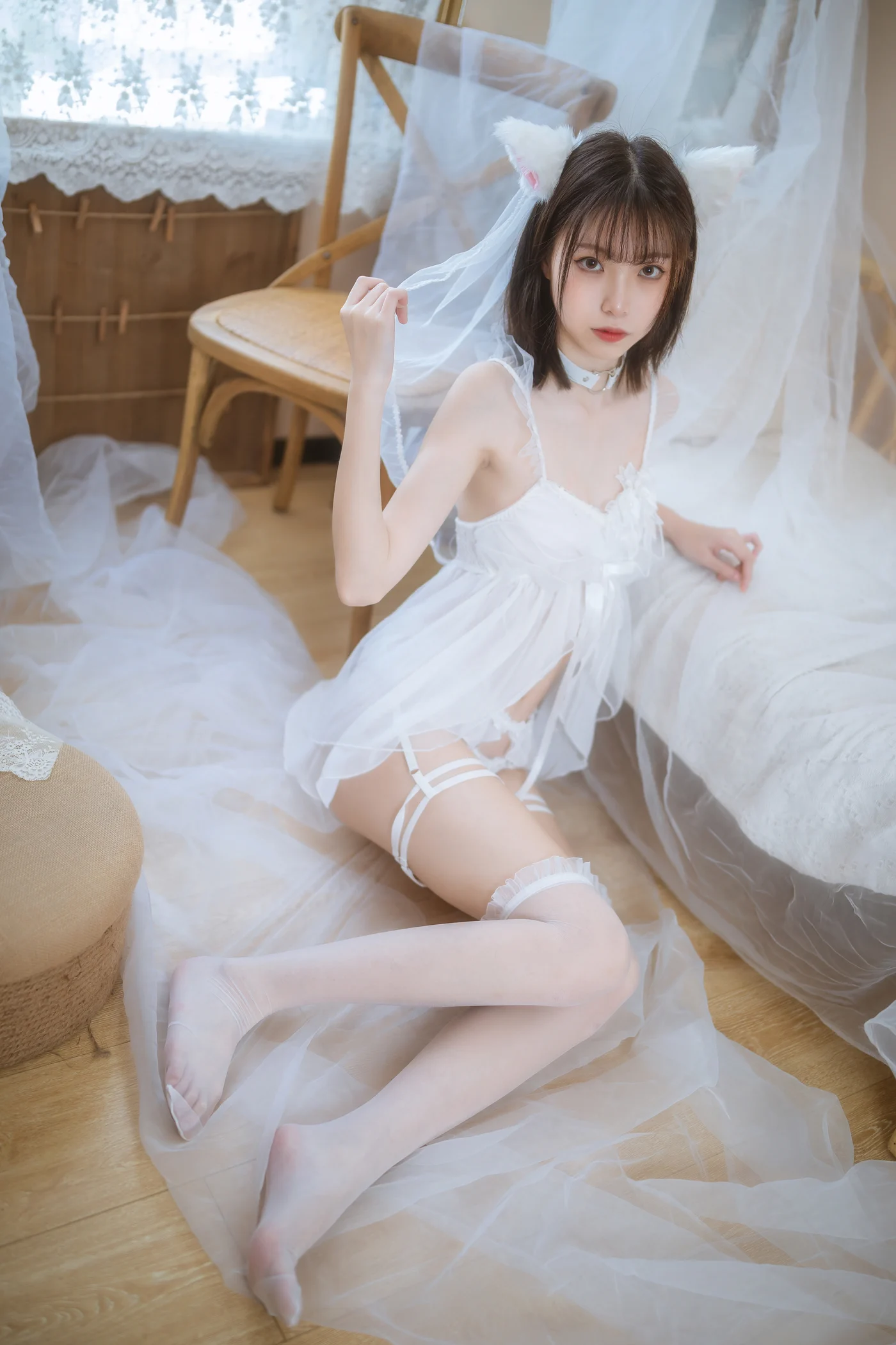 许岚LAN NO.003 少女白色裙