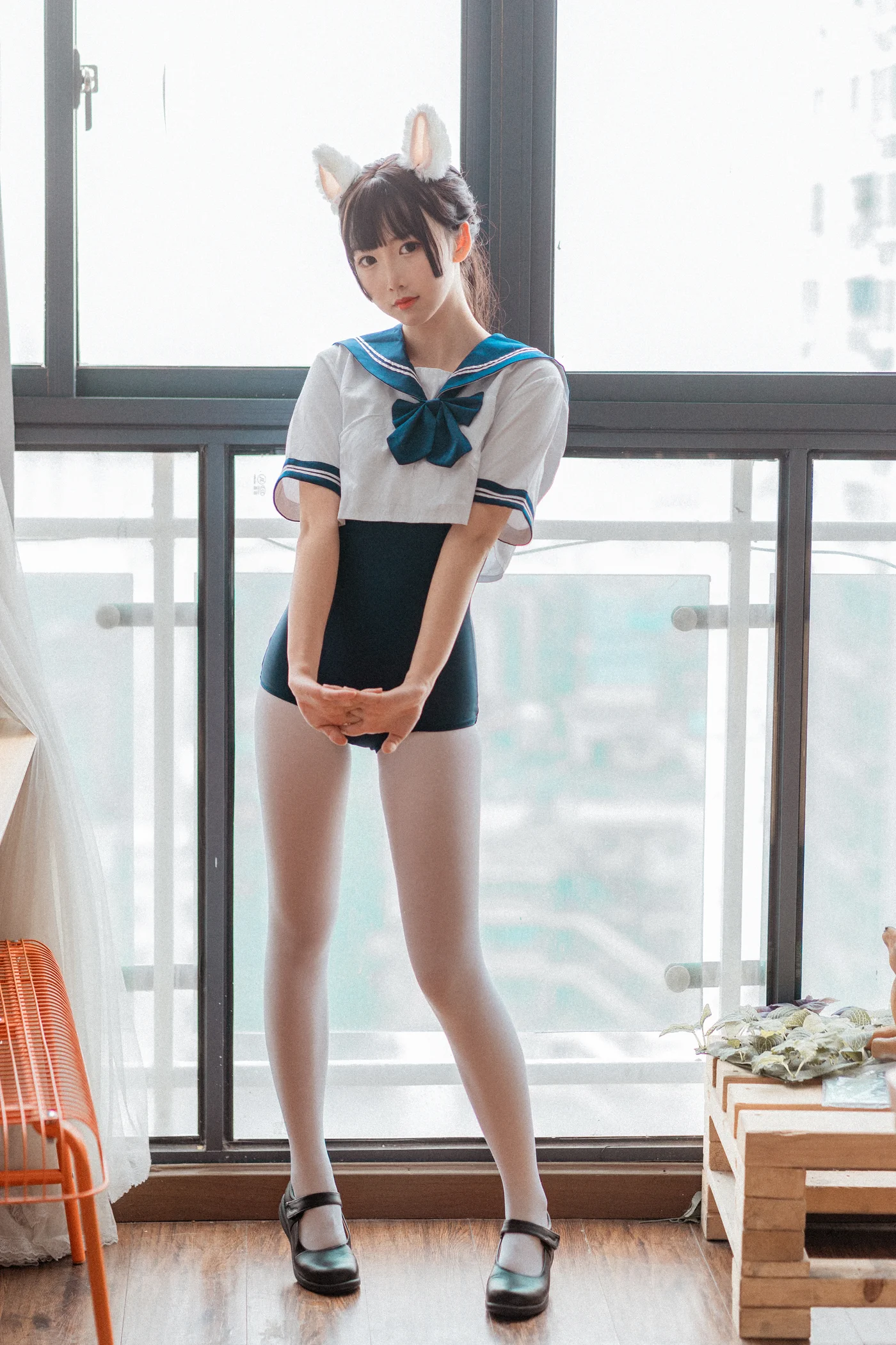 面饼仙儿 NO.099 水手服 死库水