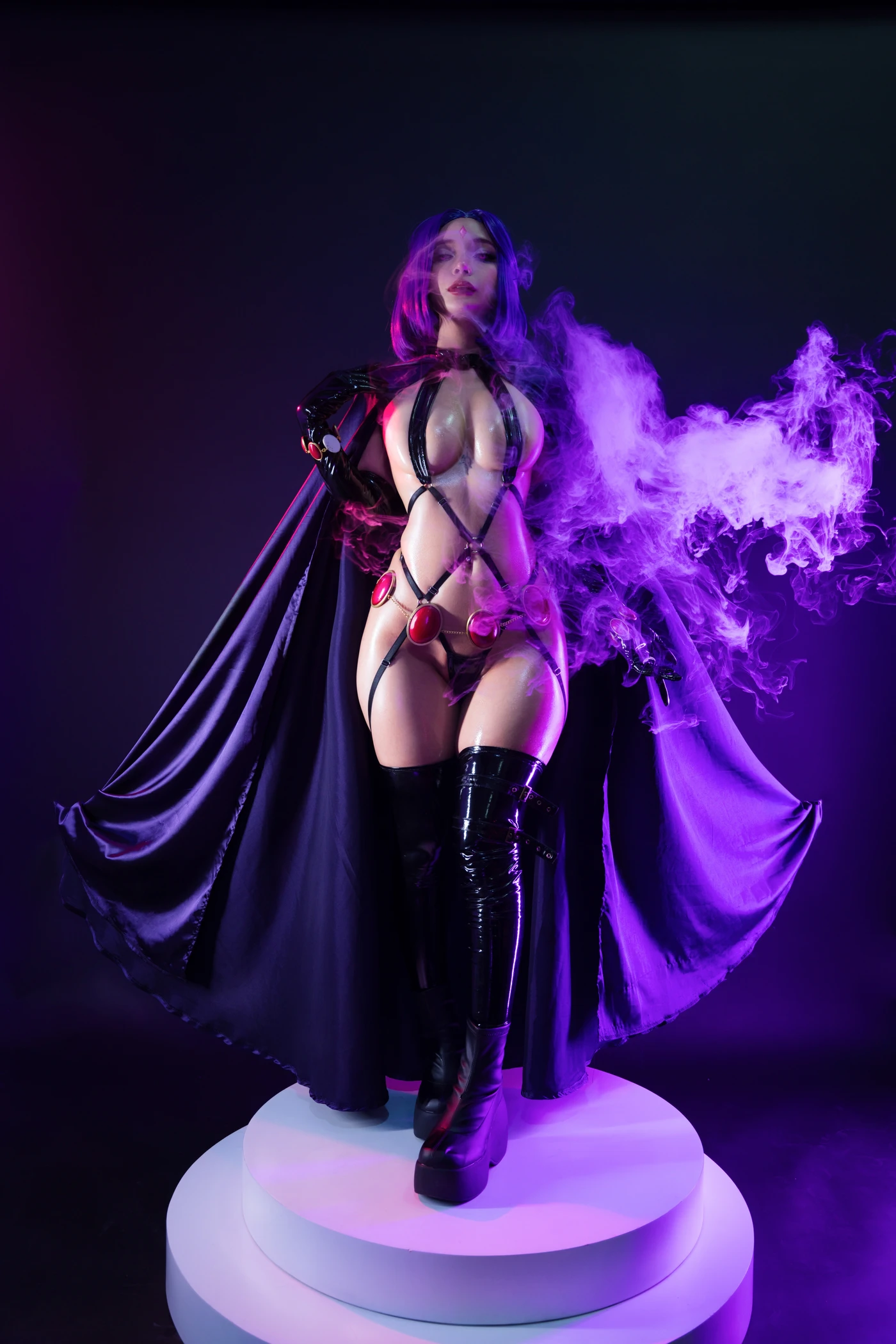 Umeko J NO.062 Raven Latex Lingerie