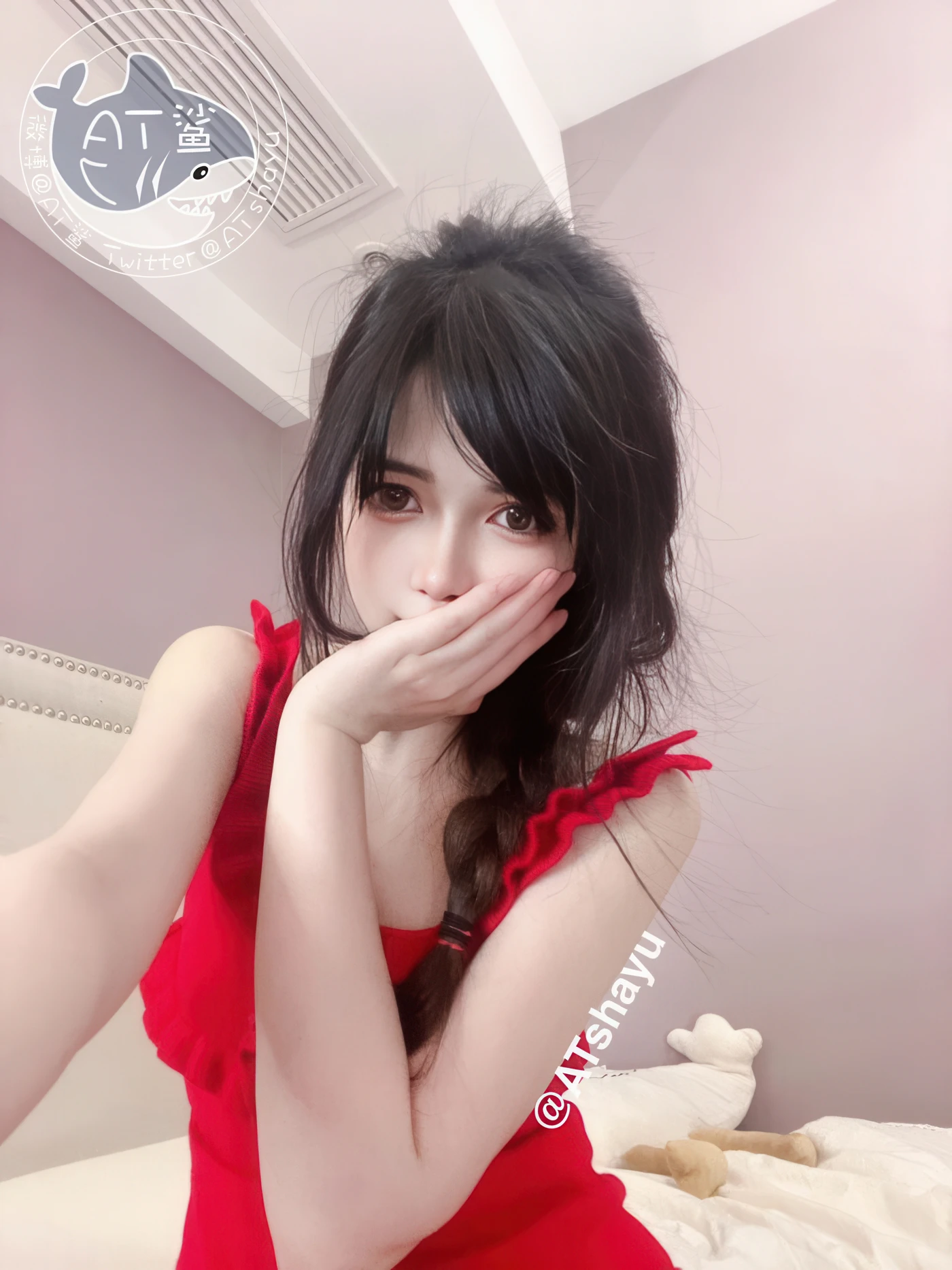 AT鲨 NO.089 小红裙