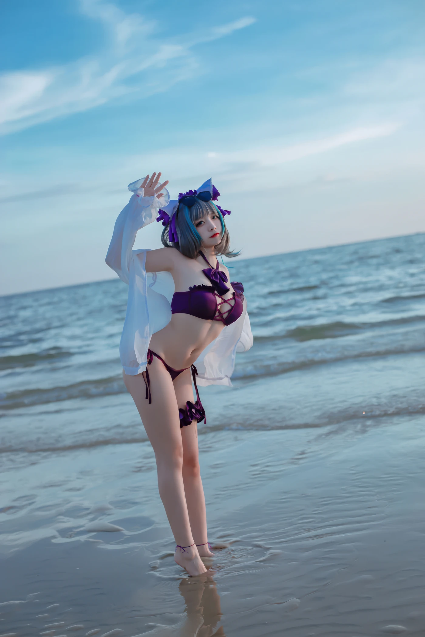 二佐Nisa NO.189 碧蓝航线 柴郡 泳装