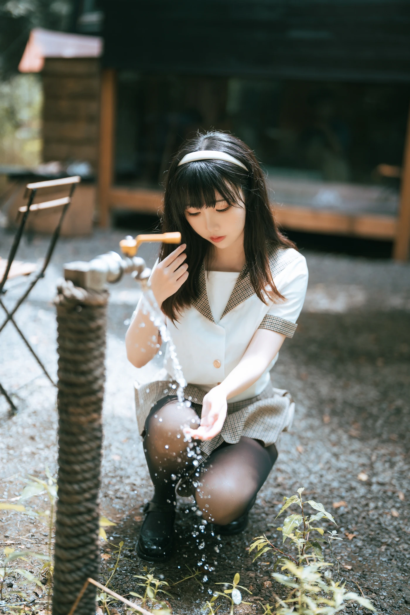 面饼仙儿 NO.157 黑丝露营JK