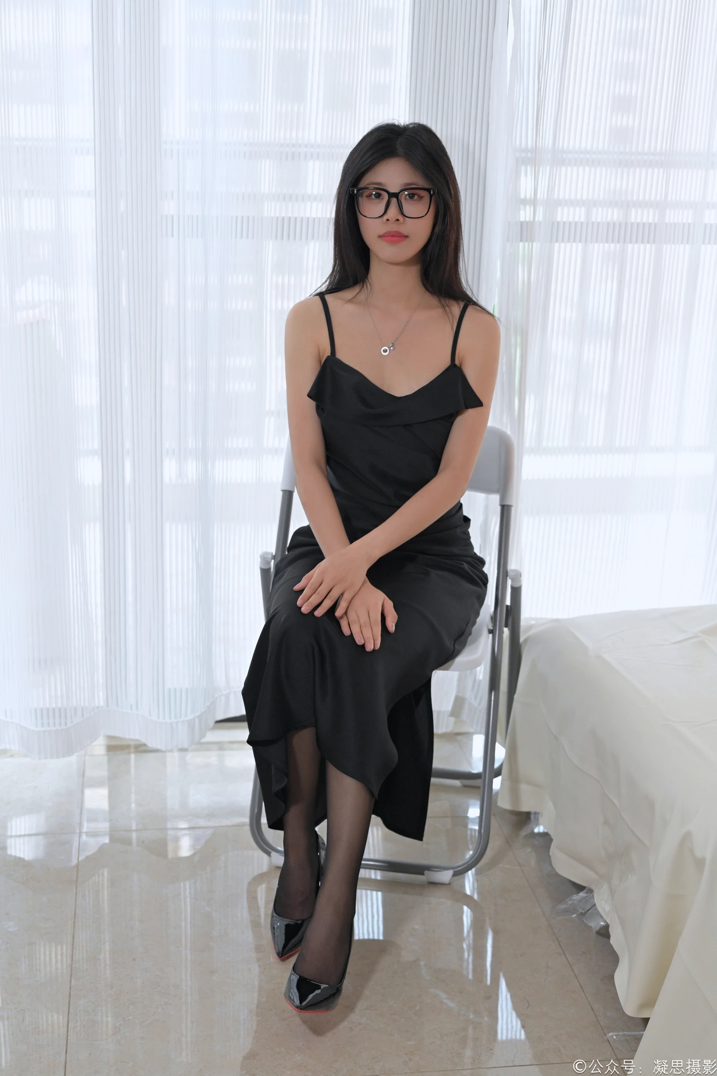 凝思摄影 NO.010 木木-包臀裙、黑丝、高跟鞋
