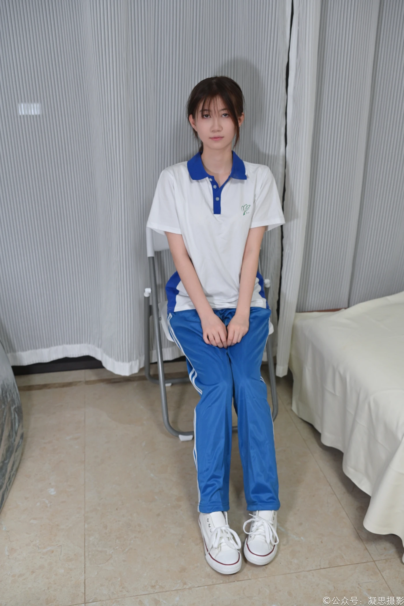 凝思摄影 NO.056 小慧-校服、短白袜、帆布鞋