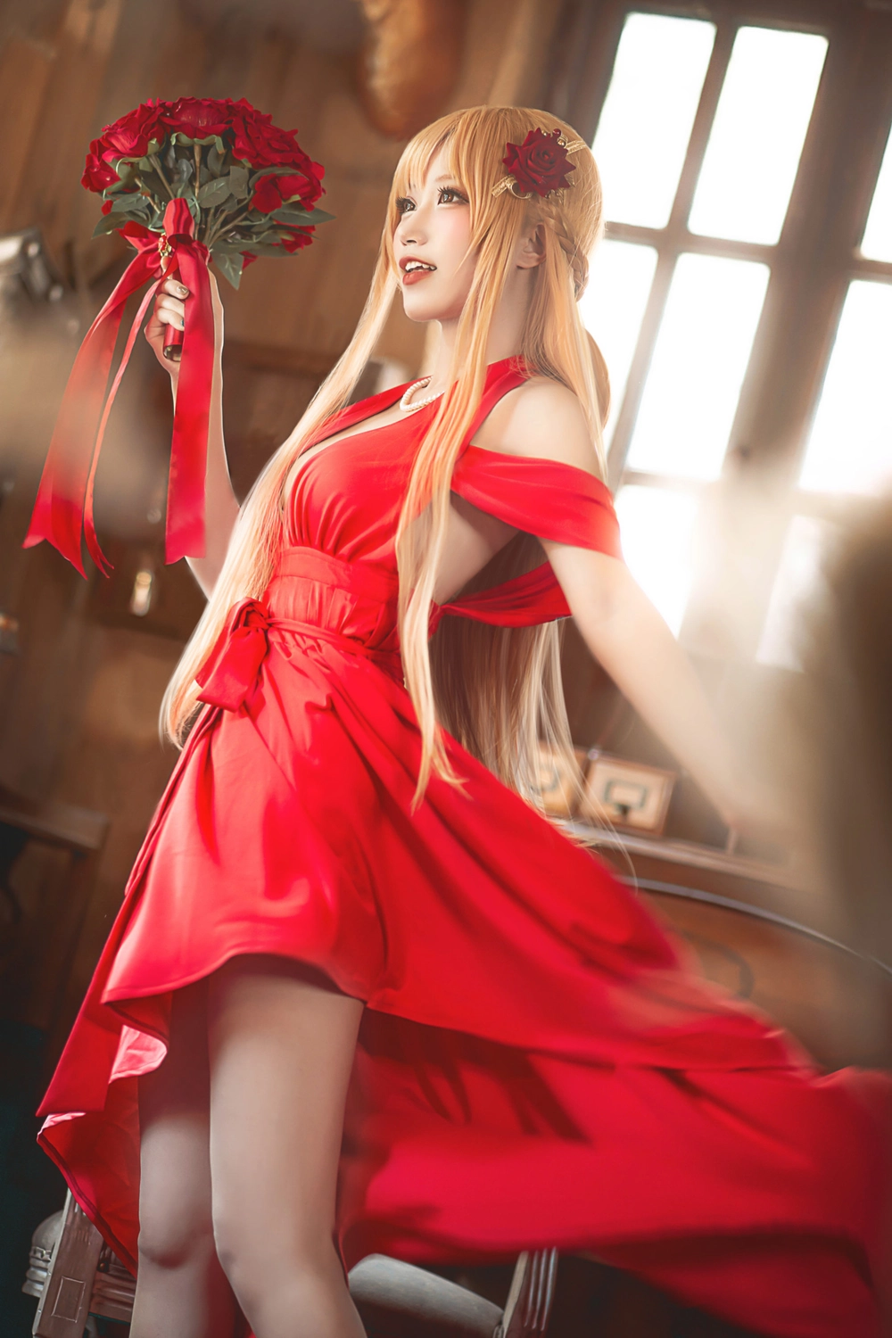 切切celia NO.036 刀剑神域 亚丝娜 礼服