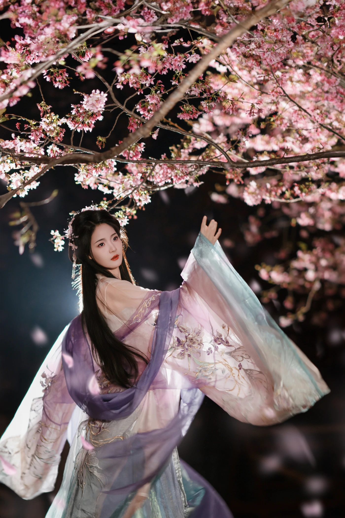 [YITUYU艺图语] 2025.09.05 夜樱古风人像拍摄 南栀nz