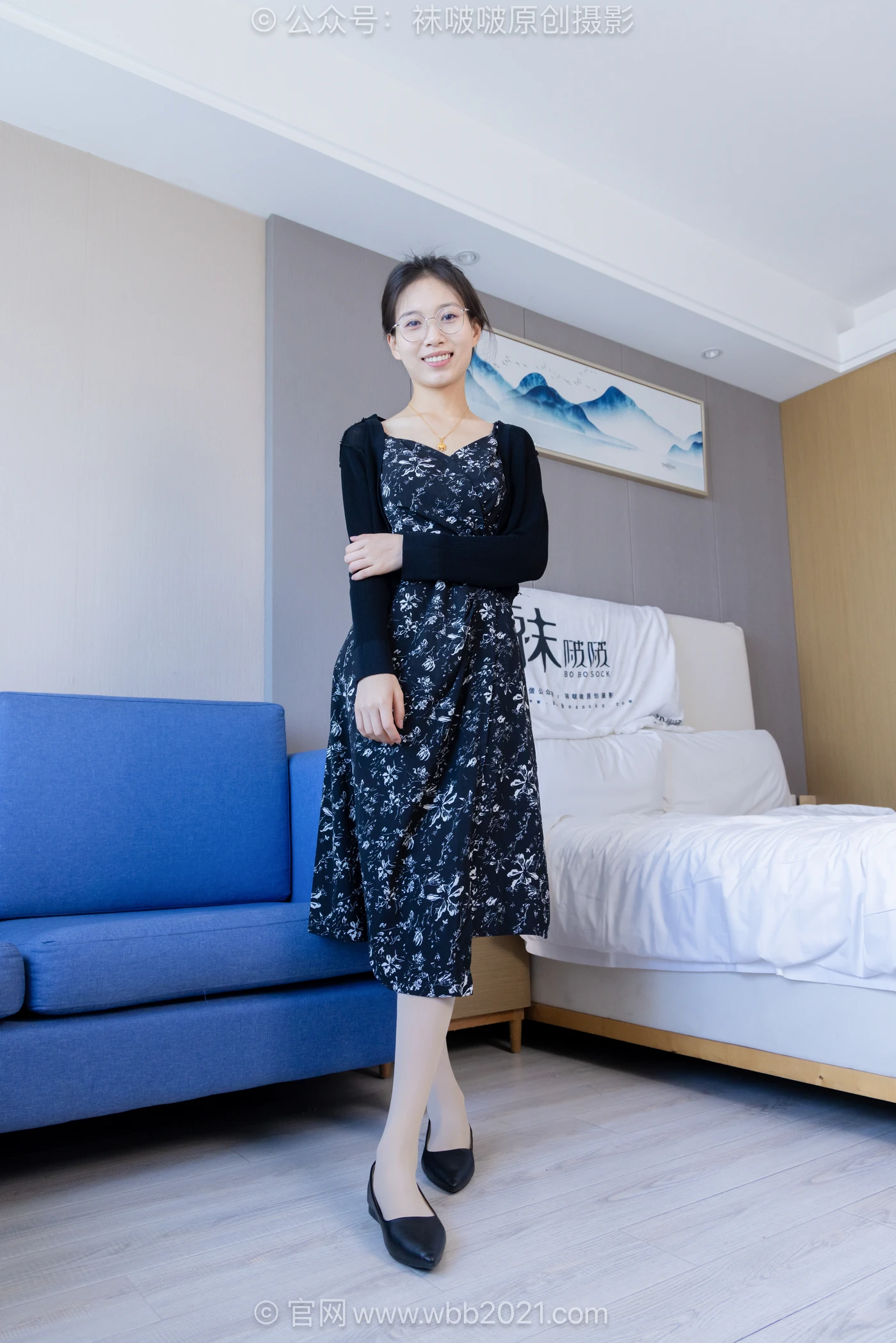 [BoBoSocks袜啵啵] NO.648 芝士-两双平底鞋、厚肉丝、薄肉丝